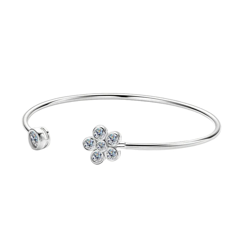 Bracelets 4 Feuilles - Argent