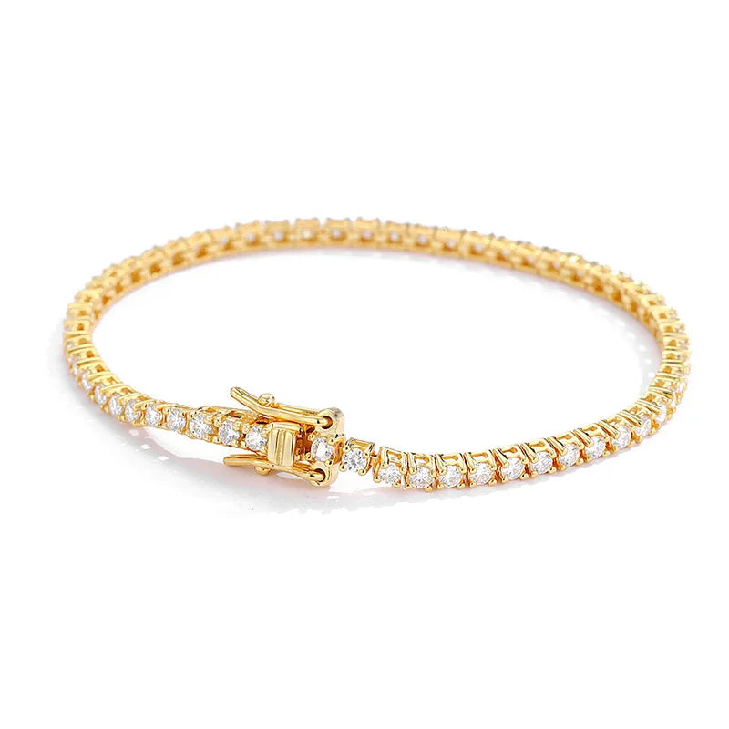 Bracelet Tennis Éternité - Or